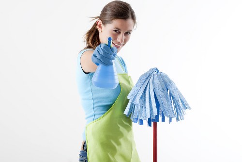 Professional end of tenancy cleaning in a Harringay flat kitchen