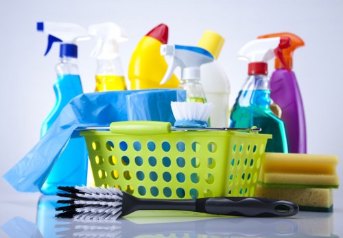 Deep cleaning team working in a Harringay home kitchen