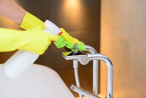 Local patio washing equipment used on a residential paving surface