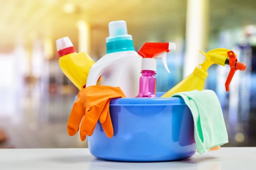 Detailed cleaning of kitchen surfaces after building work in Harringay