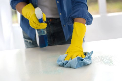 Local cleaners preparing a Harringay flat for new occupants