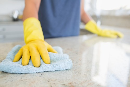 Upholstery cleaner treating a sofa in a Harringay property